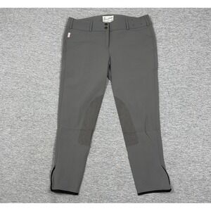 Tailored Sportsman Breeches Womens 34 Gray Trophy Hunter Equestrian Horse Riding